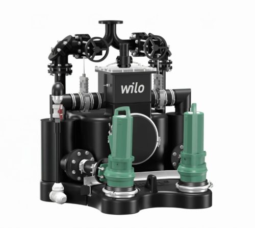Wilo EMUport CORE 20.2-10/540 2 szivattyús szennyvízátemelő telep